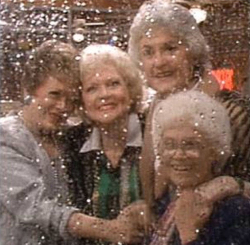 Christmas day watching the snow together