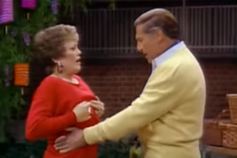 Blanche's inflatable bra deflated