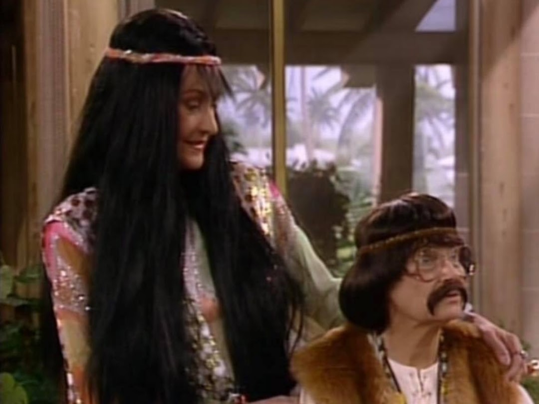 Dorothy and Sophia dressed as Sonny and Cher