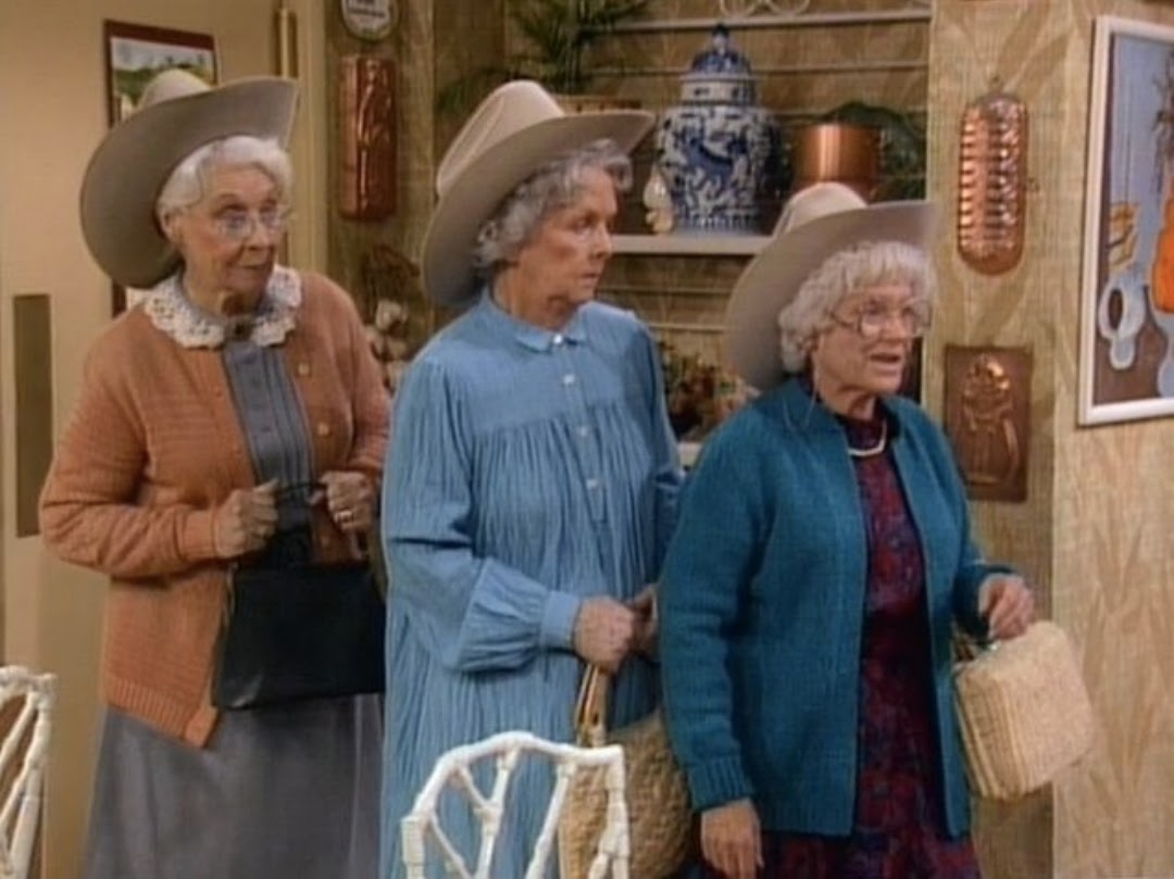 Sophia and pals wearing hats